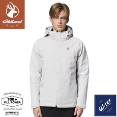 Wildland 男彈性防水3in1羽絨兩件式外套