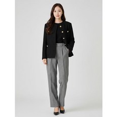 프렐린 체크 소재 슬림 정장팬츠-RR3PT3020 981505