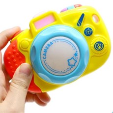 카메라 장난감 셔터 멜로디 효과음 불빛 3살 어린이집 창의력 소근육, 1개