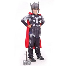 멋있는 망치와 가면 소품이 포함되어 있는 어벤져스 캐릭터 의상