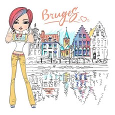 TS 人物0265-蝶谷巴特餐巾紙/藝術紙 Decoupage餐巾紙，精美圖案，多用途，提升生活品味, 1個, 22.5x22.5