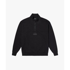 골스튜디오 EMBROIDERY HALF ZIP-UP-BLACK 150083
