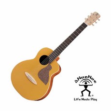 aNueNue MC-10 MC10 GG 金色 鳥 面單 36吋 木 旅行 彩色 吉他 贈 厚琴袋, 大地金, 1個