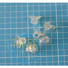 欣欣水族 F7 透明風管吸盤(穿洞式), 1個