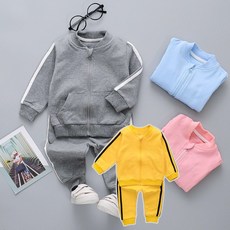 [앙디] P상하복 소룡츄리닝 (P333) / (집업점퍼+츄리닝바지)_(아동복 아동옷 유아복 의류 여아용 남아용 공용 봄 가을 상하복 상하세트)