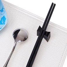 가득찬숙 블랙 수저 받침대 스텐수저받침