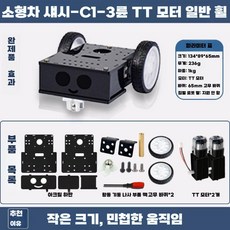 메카넘휠 스윙 패키지 단층 플라스틱 프레임 튜닝, C1-3륜 TT모터, 1개