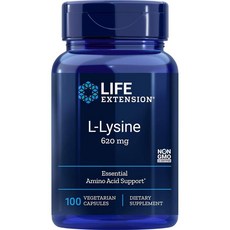 라이프익스텐션 라이신 엘라이신 620mg 100캡슐, 1개, 100정