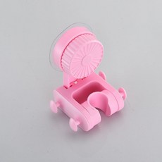 嬰兒花灑 0-3歲專用 兩檔出水, 粉紅支架, 1個