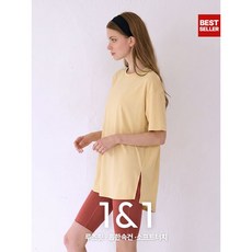 녹족 요가복 필라테스복 아이비 루즈핏 반팔티