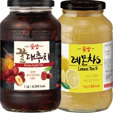 꽃샘 꿀대추차 1kg + 레몬차S 1kg