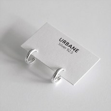 (Silver925) One touch ring earring mon+916vA