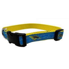 Preston 튼튼하고 조절 가능한 개 목걸이 또는 목줄 - 이상적인 목걸이와 목줄은 XL에서 XS 바다 거북까지 다양한 크기로 제공됩니다. (미디엄 칼라 너비 3.2cm(1, Preston 튼튼하고 조절 가능한 개 목걸이 또는 목