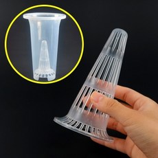 원뿔형 거름망 롱화분 긴화분 난화분 난분 플라스틱 꼬깔 분갈이 망 루바망 깔망 배수망, C 대