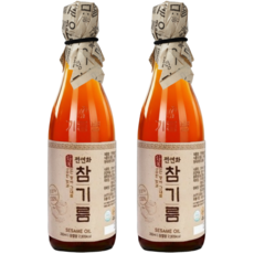 시장쏙 전연화 참기름, 2개, 300ml