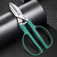 툴즈온 다용도 함석가위 다목적 직선형 절단 철판가위 만능 항공가위, 1개, 10인치