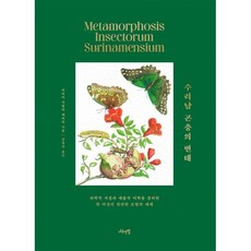 수리남 곤충의 변태 : 과학적 지성과 예술적 미학을 겸비한 한 여성의 찬란한 모험의 세계, 나무연필, 마리아 지빌라 메리안 저/금경숙 역