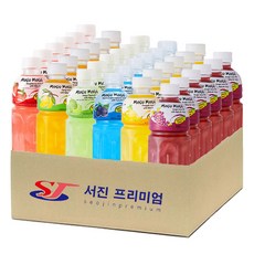 (서진프리미엄) 모구모구 6종혼합(딸기+망고+멜론+블랙커런트+파인애플+포도) 320mlx36ea, 320ml