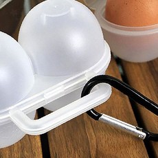 휴대용 계란 보관함 투명 플라스틱 케이스 야외 나들이 낚시터 차량 식품 수납, 1개, 상세페이지 참조
