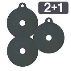 소노리떼 국산 인덕션 보호매트 웨이브(WAVE) 세트 대형 22cm, 3개, 차콜