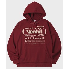 브랜드정품 벤힛 VENHIT WISHING 후드티버건디 287830
