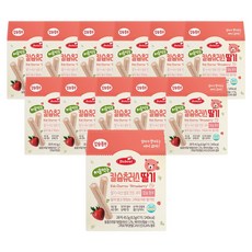 베베스트 처음먹는 칼슘 츄러스, 딸기맛, 45.5g, 12개