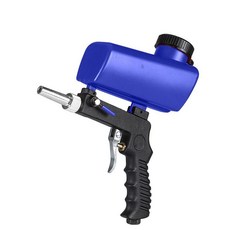 자이클랩 샌딩건 분사기 에어샌딩건 고압 블루텍, 1개, 알루미늄 바디 [블루]