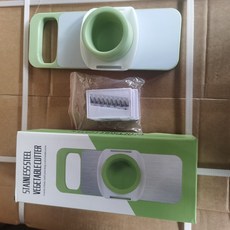 切菜神器土豆絲擦絲器 多功能廚房刨絲器切片機, 綠色, 1個