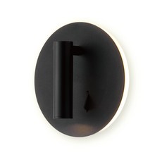 舞光 圓虹床頭壁燈 8W 黃光 壁燈 雙開關 雙燈 時尚白 貴族黑