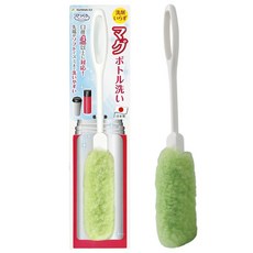 SANKO 保溫瓶清潔刷 纖維式長柄刷, 1個, 32cm綠色經典款 / 2350, 32cm綠色經典款