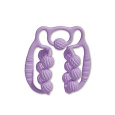 滾輪按摩器，人體工學設計，多滾輪按摩，舒緩肌肉疲勞，輕巧方便攜帶, 丁香紫, 1個