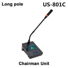 무선 핸드 인 회의 마이크 시스템 전용 엔지니어링 구즈넥 긴 짧은 사각형 막대, 03 US801C Long pole