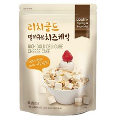 동서 리치골드 델리큐브 치즈케익, 5개, 1kg