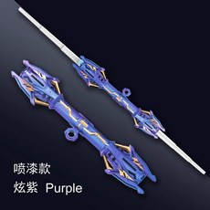 아루즈 광선검 led플래시 야광칼 조절 장난감칼 코스프레 우주전사 텔레스코픽 광선검, 07.썬더스타 (퍼플 Type-C)