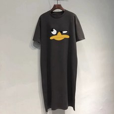 남자 원피스 잠옷 여름 남성 면 반팔 파자마 홈웨어 남성용 롱 수면 가운