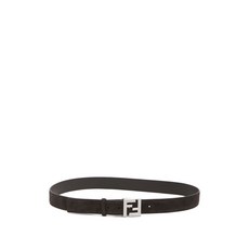 펜디 FF 버클 스웨이드 벨트