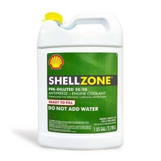 ShellZONE 預先稀釋50/50水箱精 防鏽蝕保護 多種車型適用 保護水箱及冷卻系統零件 延長使用壽命, 1個, 不限燃料類型