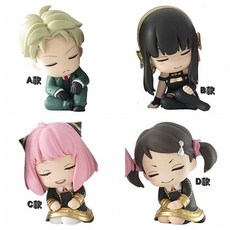 M.M小舖 T-ARTS 轉蛋 扭蛋 SPY FAMILY 間諜家家酒 倚肩睡眠 公仔 睡覺 靠肩 全4款, 1個, 整套(下標5次)2H222