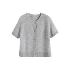 친티앤파커 버튼 업 반소매 가디건