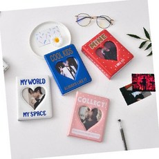 포토카드 수납 앨범 하트창 아이돌 굿즈 정리 바인더 콜렉션북 덕질 보관함, 상세페이지 참조, 3콜렉트북2단-월드