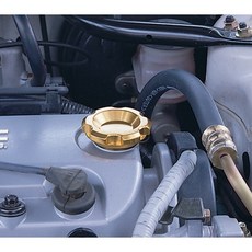 圓夢工廠 金屬鍍鉻引擎機油蓋, 1個, 32mm 金色