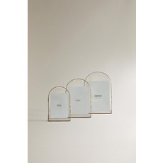 zara 자라 아치형 골든 액자 - 골드308802, 21 x 13.2 x 5.8 cm