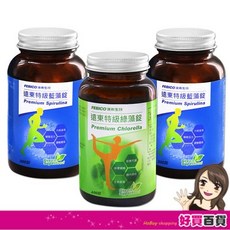 遠東生技 特級綠藻600錠1瓶 特級藍藻300錠2瓶 (3件組) 螺旋藻 小球藻, 1個, 綠藻600x1+藍藻300x2