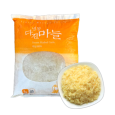 냉동 수입 다진마늘 100% 마늘, 6개, 1kg
