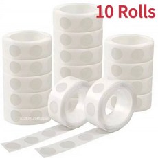 100-2000pcs 양면 접착 점 DIY 웨딩 생일 파티 장식에 대 한 투명 이동식 풍선 강력 테이프 접착제 214456, 10 roll(1000PCS)