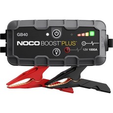 NOCO 부스트 플러스 GB40 1000A 초안전 자동차 배터리 점프 스타터 12V 팩 부스터 박스 휴대용 충전기 및 점퍼 케이블 6.0L 가솔린 3.0L 디젤 엔진용, NOCO 부스트 플러스 GB40 1000A 초안전 자동