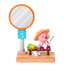 잔망루피 촌캉스 거울 씬피규어, 1세트