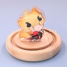 原神立牌 (溫迪 魈 獸耳 公子 凱亞 鐘離 胡桃) 便簽 萬葉 夾子 同人周邊, 原創托馬獸耳夾子6CM, 1個