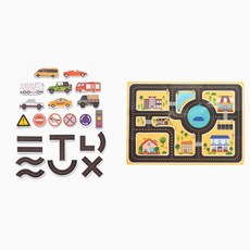 물놀이 스티커 목욕놀이 방과후학습 미술 야외 어린이집 유치원 초등, 1개, 신호판 UDOEV0115