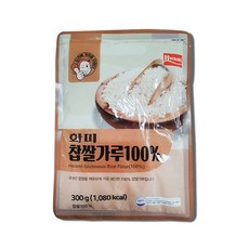 (무료배송) 화미 찹쌀가루 100% 300g, 4개